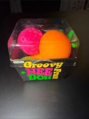 Groovy Ned Doh Fruit Toy Set - Schylling - Pink & Orange